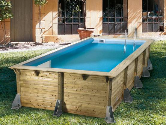 Ubbink - Piscine bois Azura 4,50 x 2,50 x 1,26 m - Liner bleu - Ubbink - Image 5