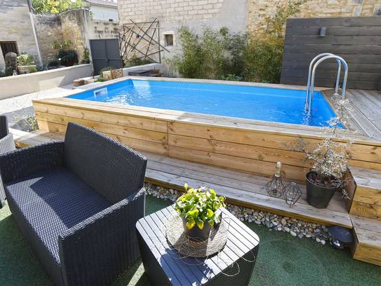 Ubbink - Piscine bois Azura 4,50 x 2,50 x 1,26 m - Liner bleu - Ubbink - Image 8