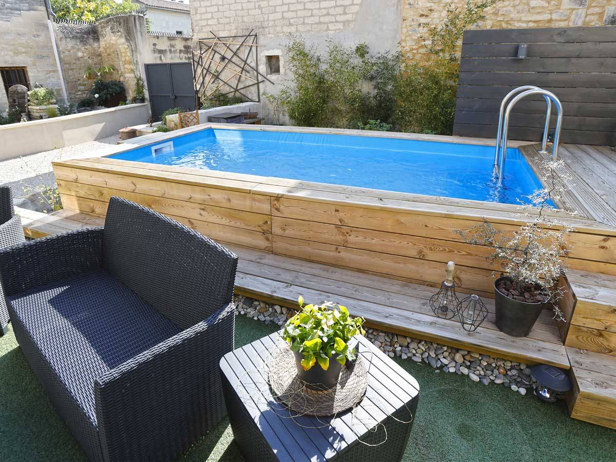 Ubbink - Piscine bois Azura 4,50 x 2,50 x 1,26 m - Liner bleu - Ubbink - Image 8