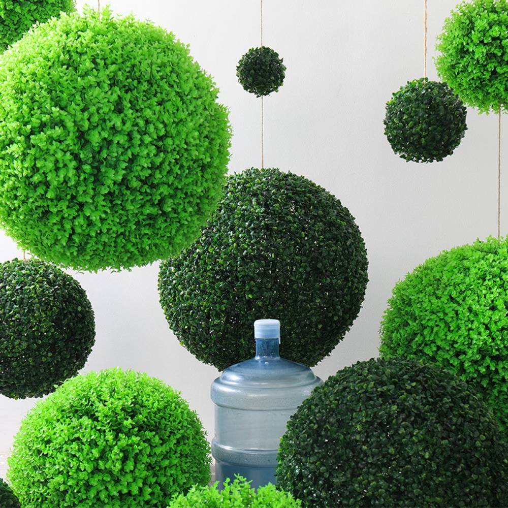 Suspension Décorative Plante Artificielle Milan 23 cm - Lot de 2 - Décoration Plafond Réaliste - Lytech - Image 4