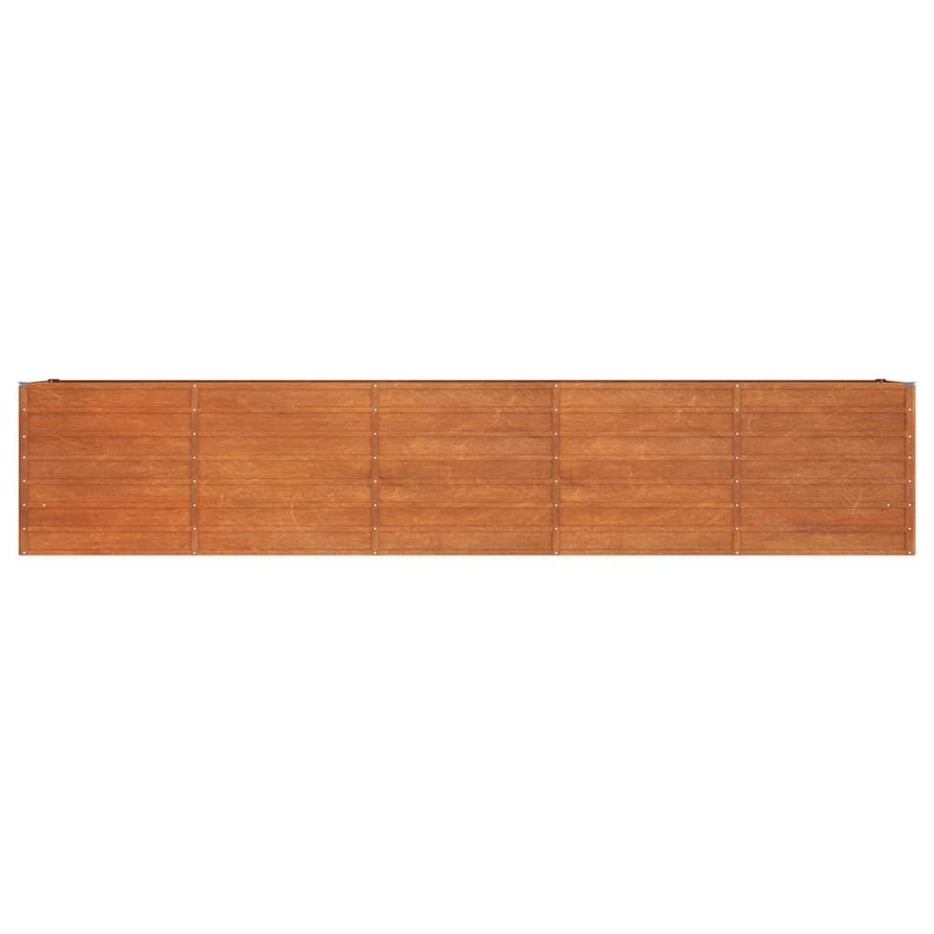 Vidaxl - Lit surélevé de jardin rouillé 400x80x77 cm acier corten vidaXL 151965 - Image 5