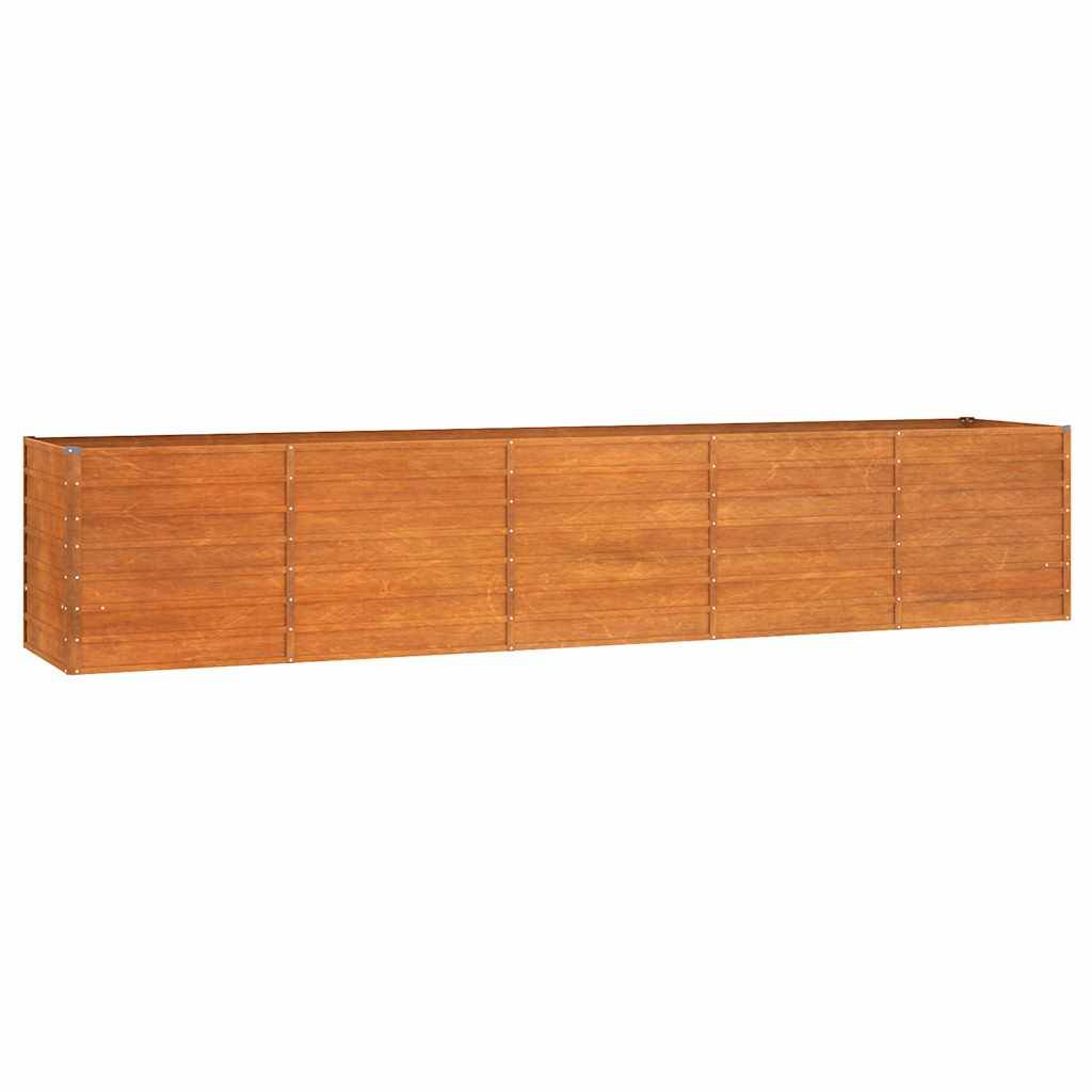 Vidaxl - Lit surélevé de jardin rouillé 400x80x77 cm acier corten vidaXL 151965 - Image 2