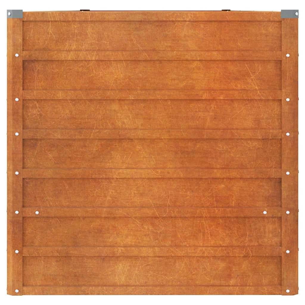 Vidaxl - Lit surélevé de jardin rouillé 400x80x77 cm acier corten vidaXL 151965 - Image 6