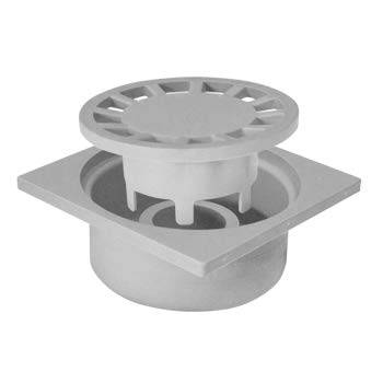 Jardibric - Jardibric - Siphon de Cour 150x150 mm Gris - Siphon Extérieur Polypropylène - Évacuation Eaux Pluviales - Image 2
