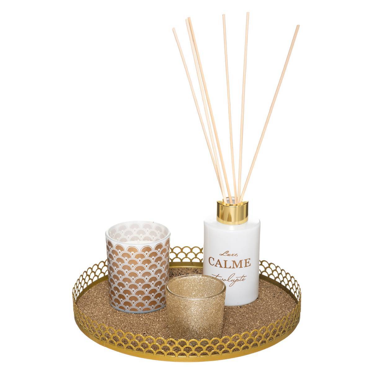Atmosphera - Coffret senteur plat dorure - Atmosphera Créateur d'intérieur - Image 1