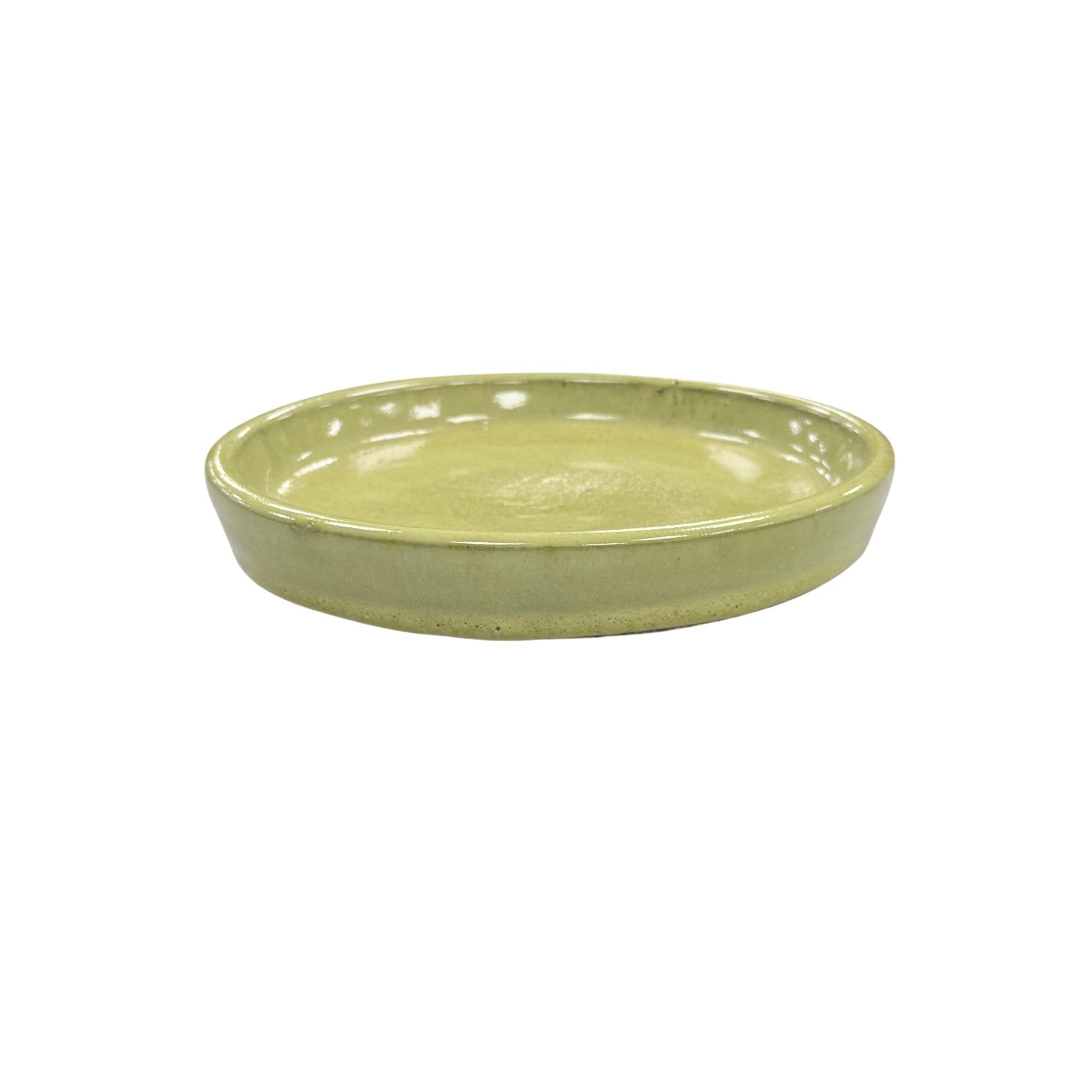 Soucoupe ronde 20cm citron acidulé - Image 2