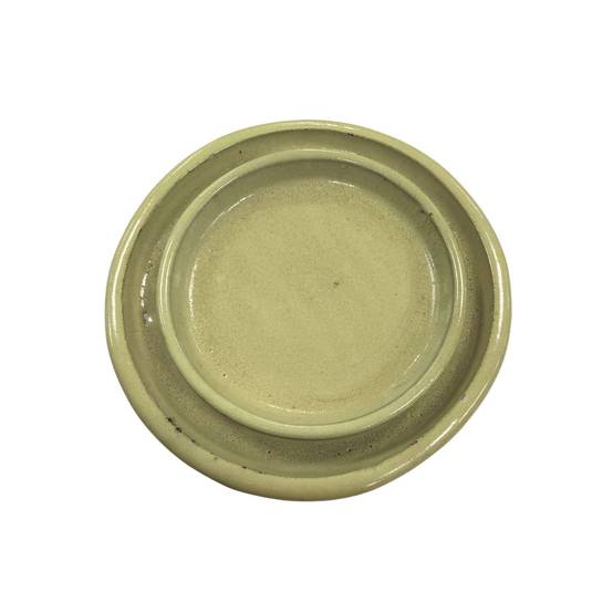 Soucoupe ronde 20cm citron acidulé - Image 3