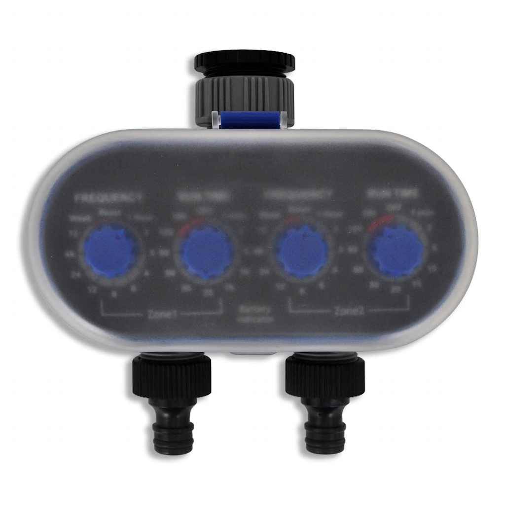 Vidaxl - Minuterie d'arrosage automatique électronique de jardin Double sortie vidaXL 41193 - Image 2