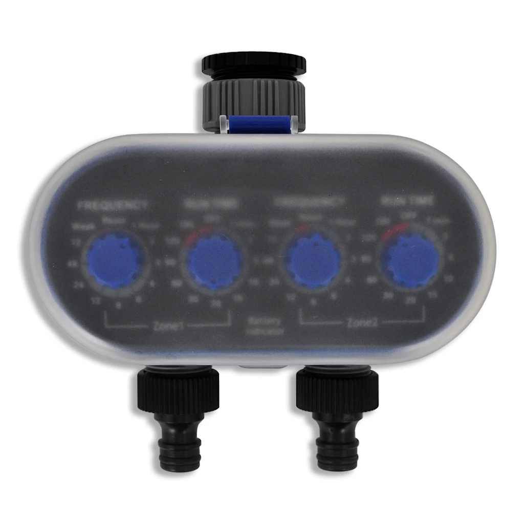 Vidaxl - Minuterie d'arrosage automatique électronique Double sortie vidaXL 41193 - Image 2
