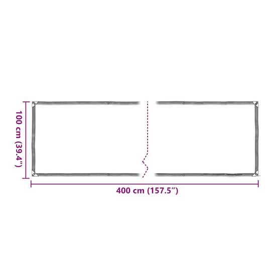 Vidaxl - Housse de protection plantes avec œillets 1x4 m polyéthylène vidaXL 3308695 - Image 3