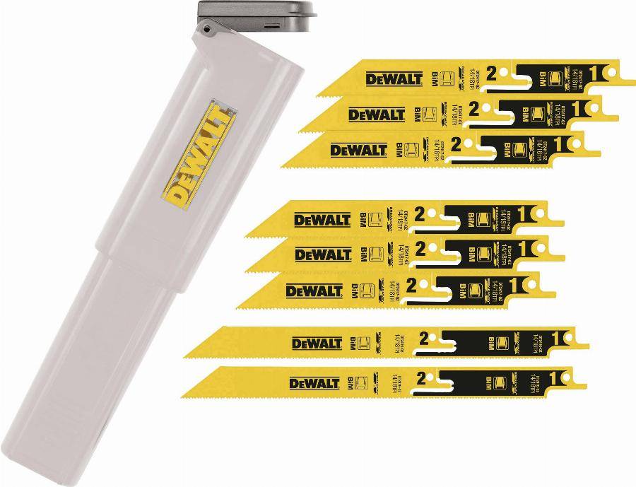 Dewalt - Coffret de 8 lames scie sabre DEWALT - DT2446-QZ