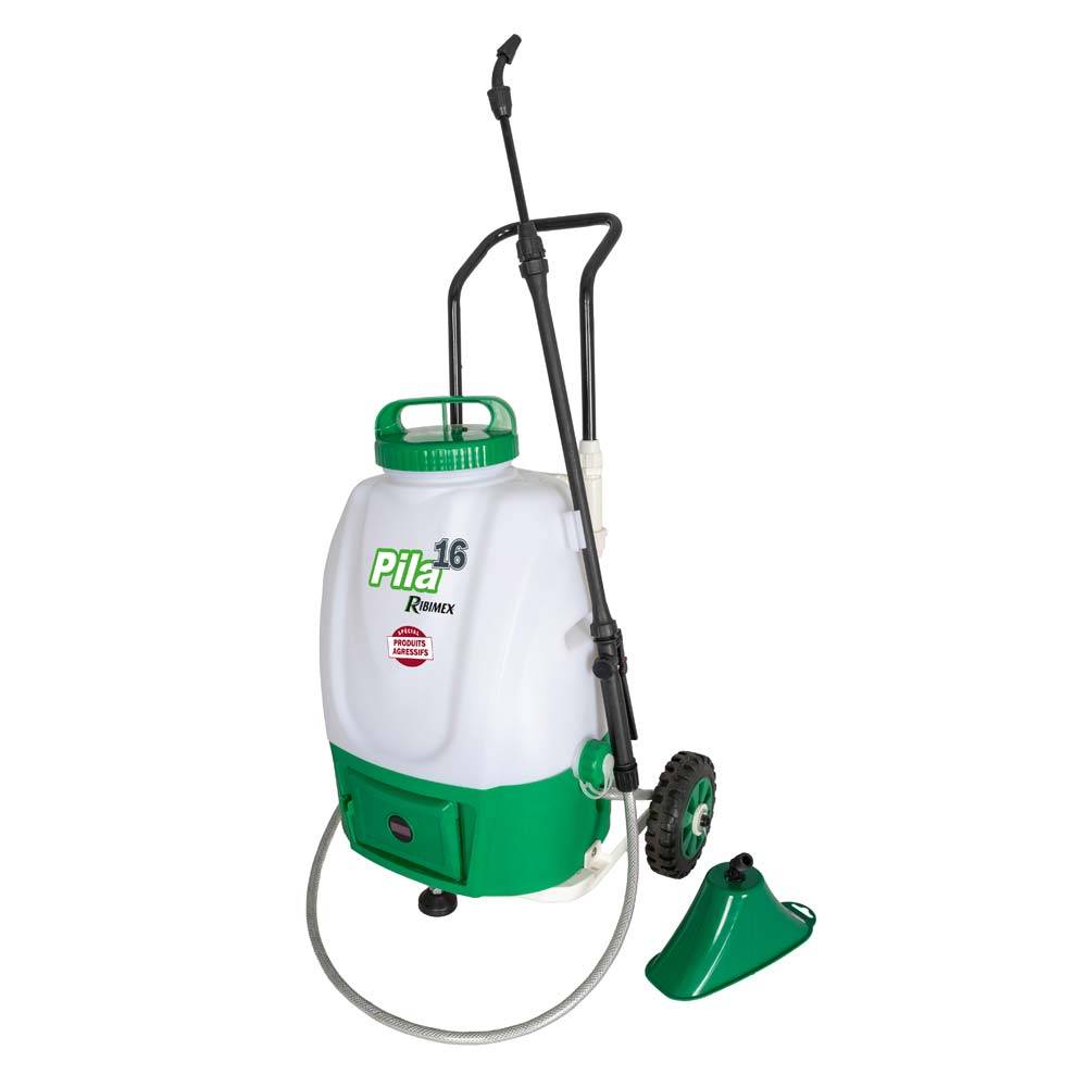 Ribimex - Pulverisateur 16 litres pila16 rbat20 avec cloche batterie et câble de charge USB