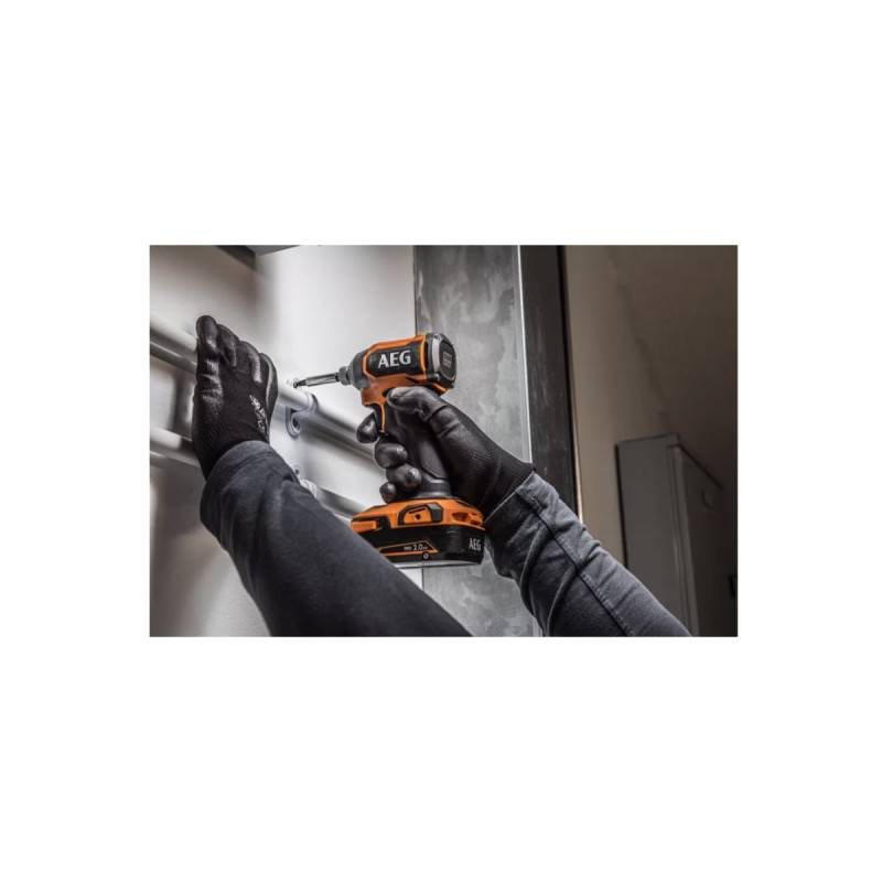 Aeg - Pack AEG Visseuse à chocs AEG - BSS18SBL2-0 - 18V Brushless - Subcompact - 1 batterie 2.0Ah - 1 chargeur - SETL1820S - Image 3