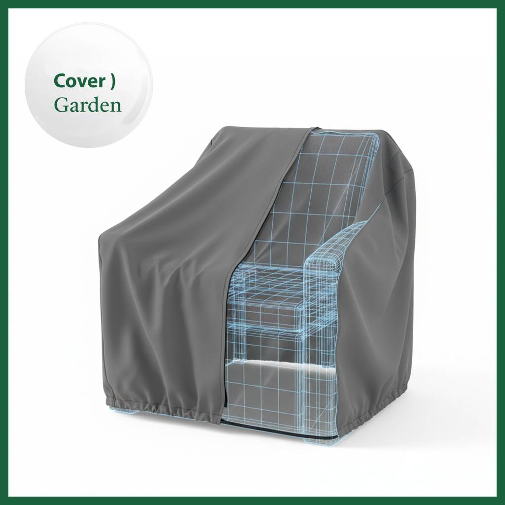 Housse de protection Cover Garden pour fauteuil de jardin - 85 x 85 x 70 cm - Jardiline - Image 5