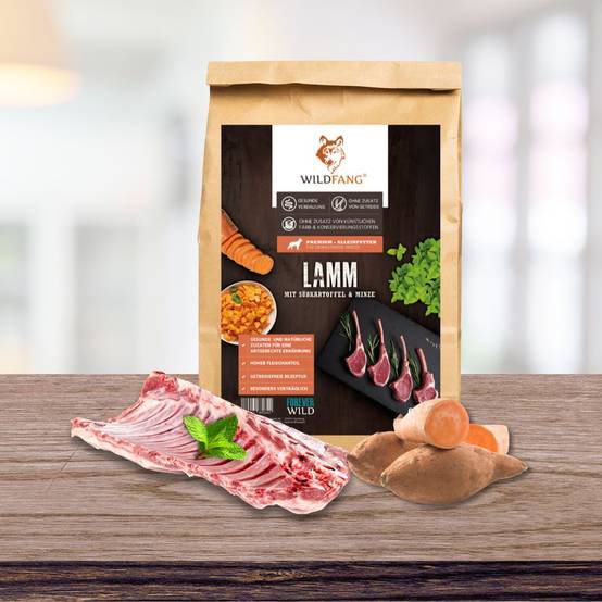 Wildfang - Wildfang — Croquettes sans céréales pour chien adulte, 50 % agneau, patate douce 23 %, hypoallergénique, haute qualité - Image 9