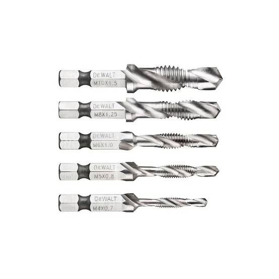 Pack de 5 forêts à tarauder DEWALT DT50060-QZ (M4, M5, M6, M8, M10) Dewalt - Image 1