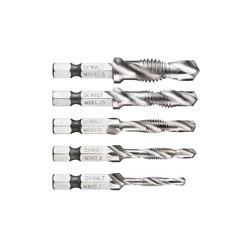 Pack de 5 forêts à tarauder DEWALT DT50060-QZ (M4, M5, M6, M8, M10) Dewalt - Image 1