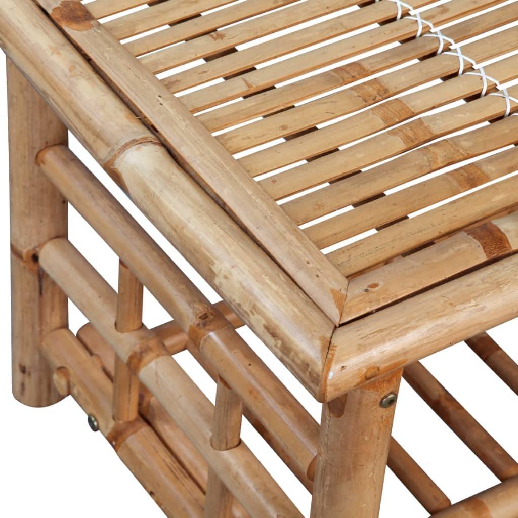 Vidaxl - Salon de jardin 4 pcs avec coussins Bambou vidaXL 43159 - Image 6