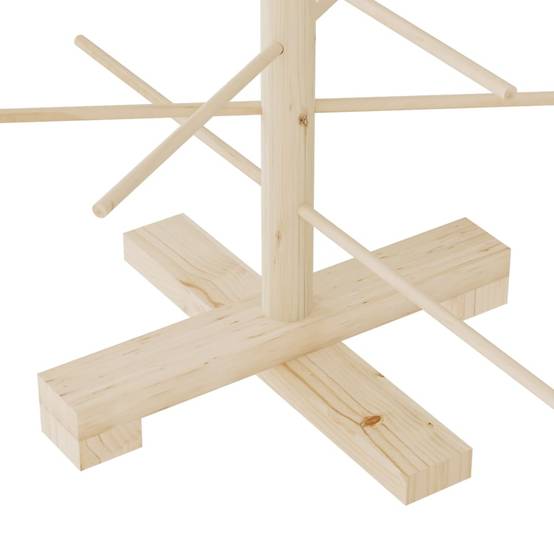 Vidaxl - Arbre de Noël en bois pour décoration 75 cm bois massif de pin vidaXL 357988 - Image 4