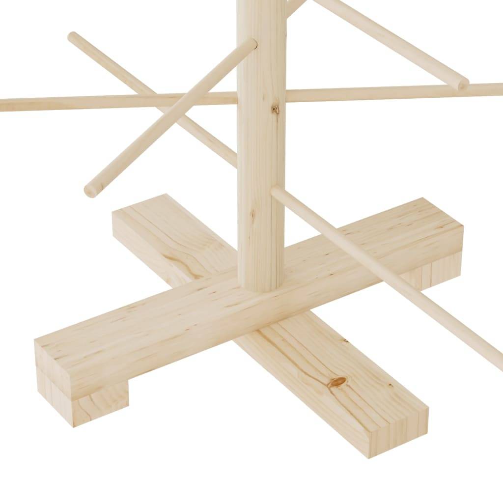 Vidaxl - Arbre de Noël en bois pour décoration 75 cm bois massif de pin vidaXL 357988 - Image 4