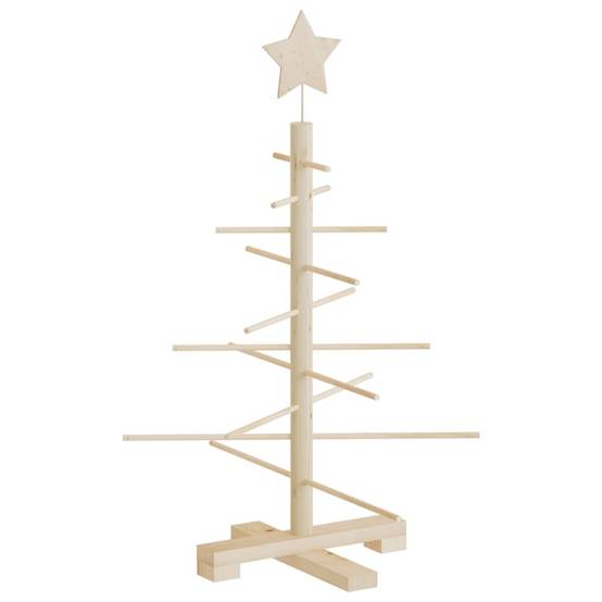 Vidaxl - Arbre de Noël en bois pour décoration 75 cm bois massif de pin vidaXL 357988 - Image 6