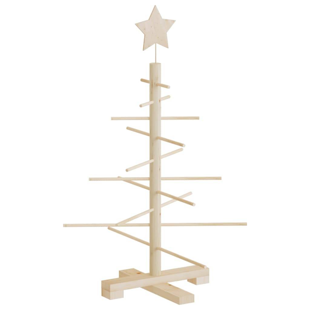 Vidaxl - Arbre de Noël en bois pour décoration 75 cm bois massif de pin vidaXL 357988 - Image 6