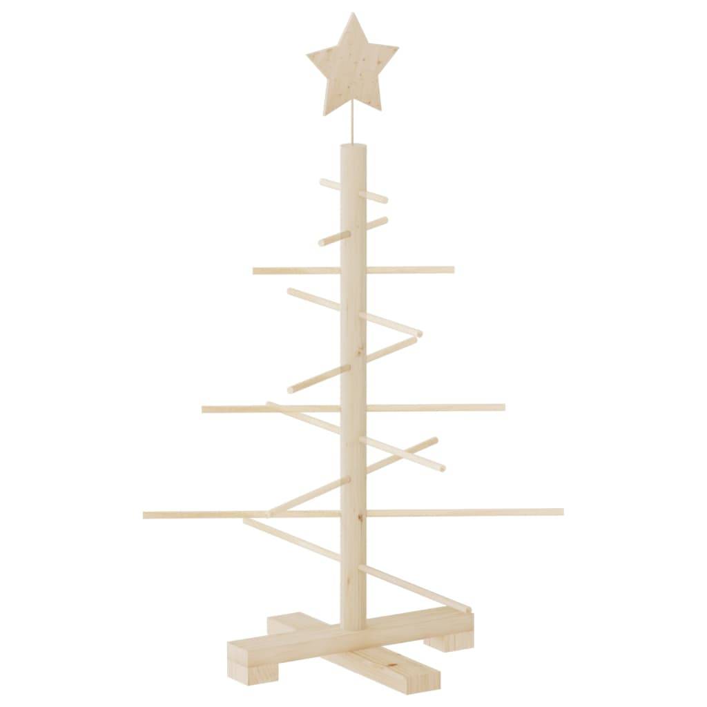Vidaxl - Arbre de Noël en bois pour décoration 75 cm bois massif de pin vidaXL 357988 - Image 2