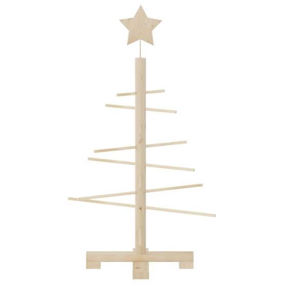 Vidaxl - Arbre de Noël en bois pour décoration 75 cm bois massif de pin vidaXL 357988 - Image 7