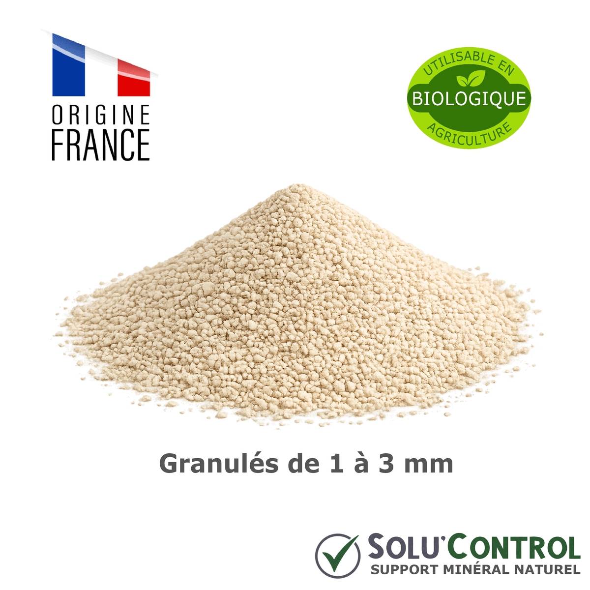 SOLU'CONTROL Argile Bentonite Naturelle 500 g – Support Minéral Jardin – Améliore la Rétention en Eau des Sols et Terreaux – UAB - Image 4