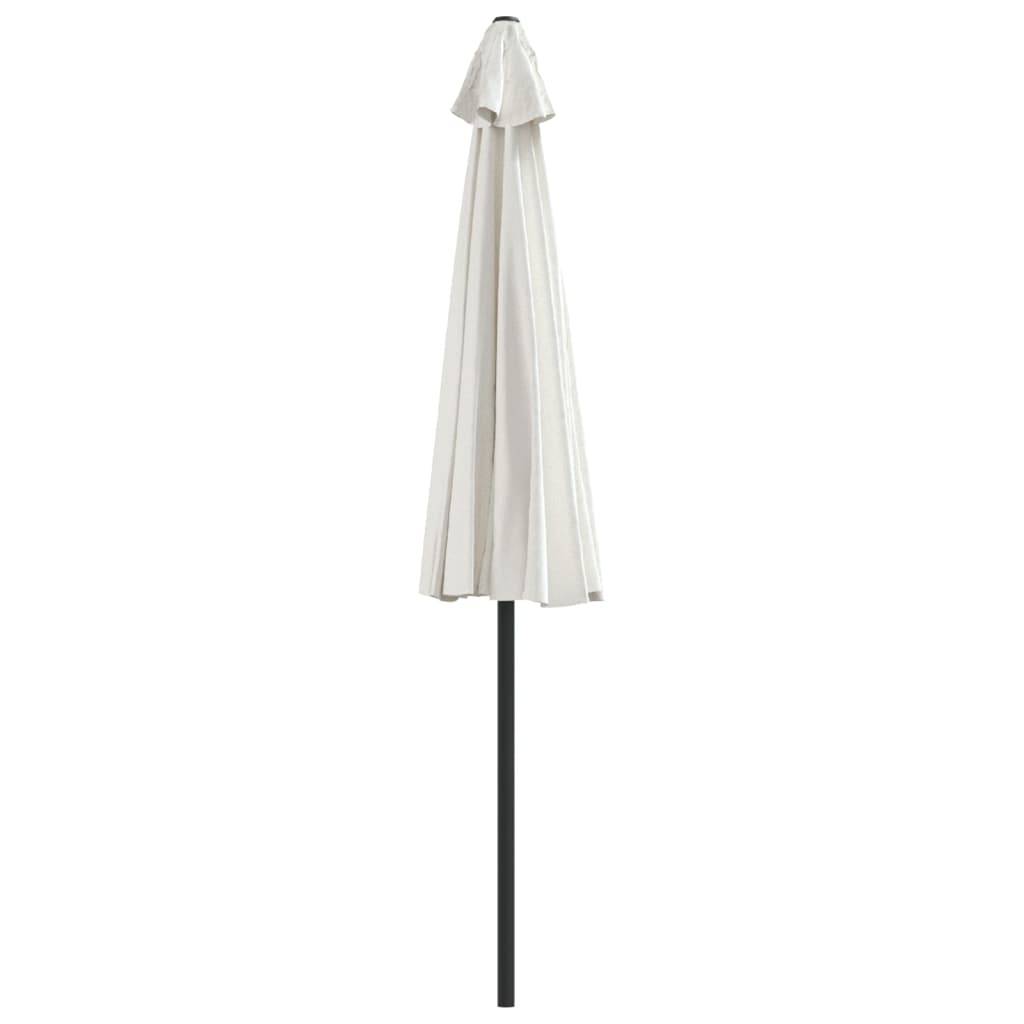 Parasol de balcon aluminium et acier sable 270 x 144 x 222 cm - PANGIVO - Image 5