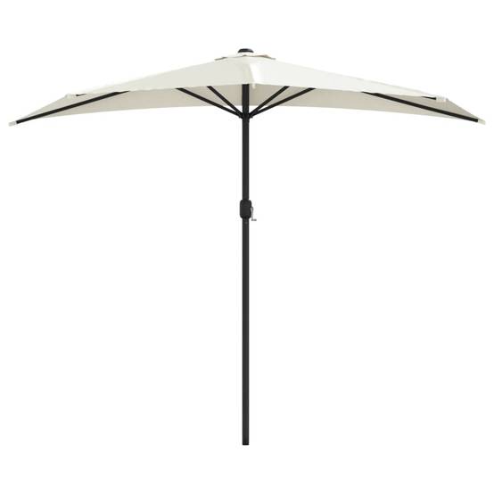 Parasol de balcon aluminium et acier sable 270 x 144 x 222 cm - PANGIVO - Image 3