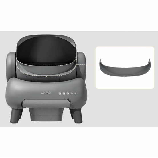 NEAKASA M1 Litière automatique pour grands chats, Gris + Clôture d'entrée surélevée NEAKASA - Image 3