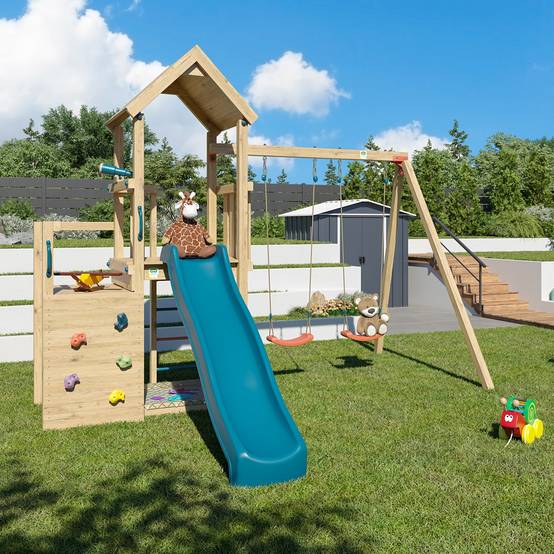 Trigano Jardin - Aire de jeux en bois ULTRA XPLORER TRIGANO 2- 8 enfants - Image 6
