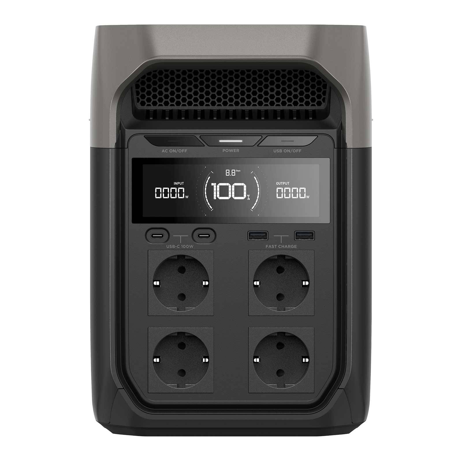 STATION ÉLECTRIQUE PORTABLE ECOFLOW DELTA 3 | 1024 Wh - Image 2