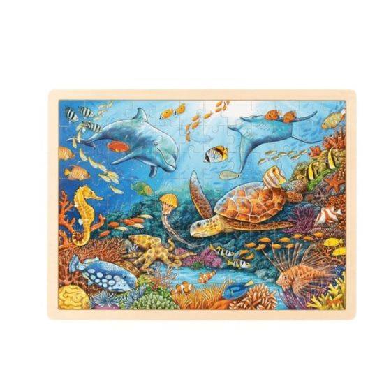 Goki - Puzzle la grande barrière de corail 96 pièces