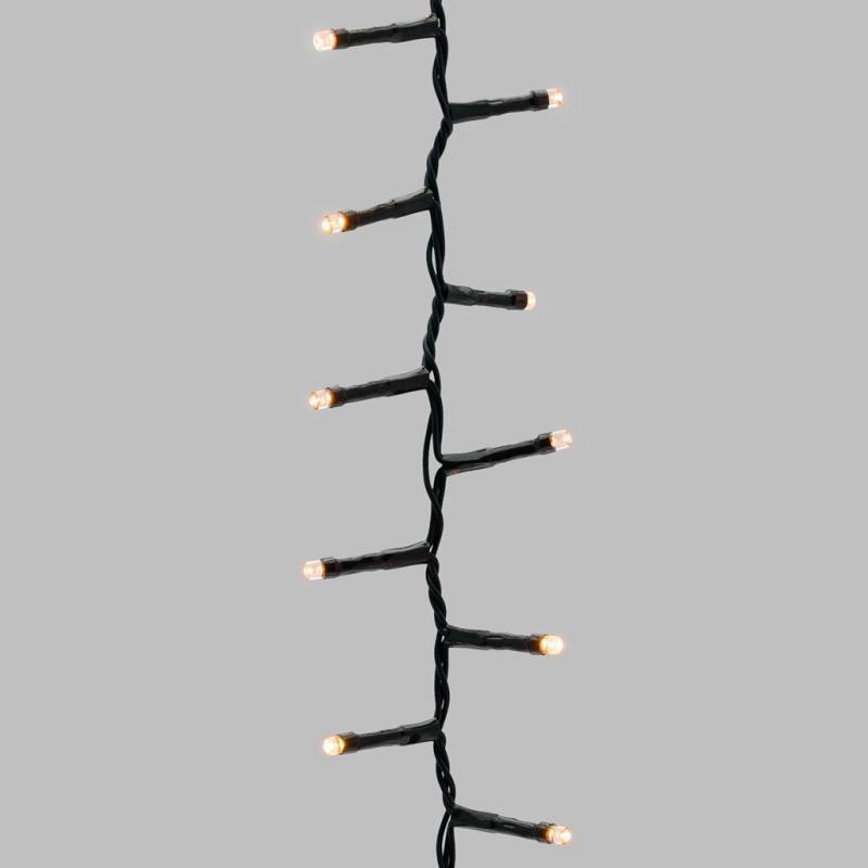 Lotti - Guirlande Boa 40M 2000 LED 8 effets lumineux ambré câble vert Lotti - Image 10