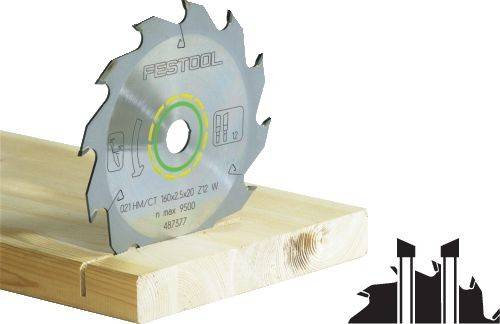 Lame de scie standard FESTOOL - bois - Ø230 - 24 dents - 500647