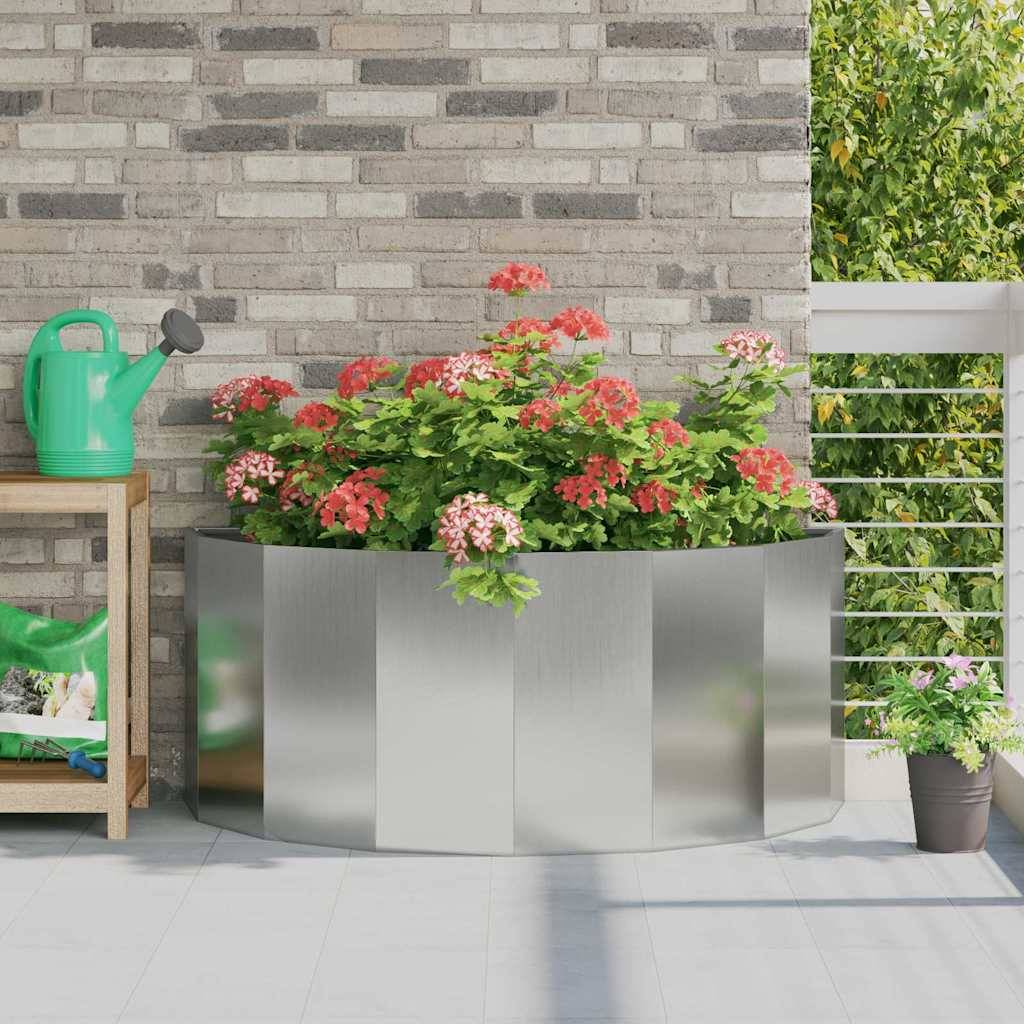 Vidaxl - Jardinière Argent 120 x 60 x 50 cm Acier galvanisé vidaXL 883708 - Image 1