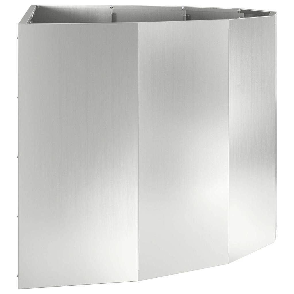 Vidaxl - Jardinière Argent 120 x 60 x 50 cm Acier galvanisé vidaXL 883708 - Image 7