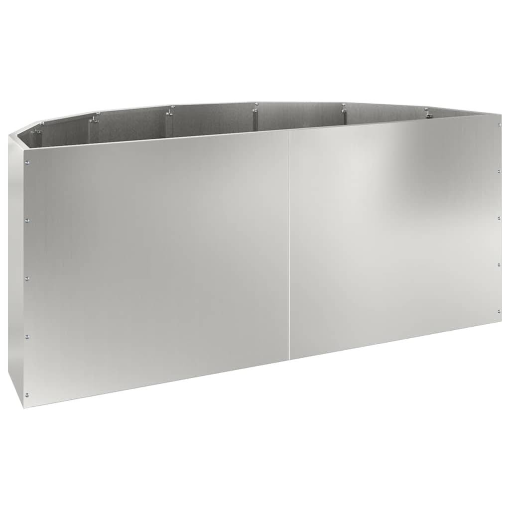 Vidaxl - Jardinière Argent 120 x 60 x 50 cm Acier galvanisé vidaXL 883708 - Image 8