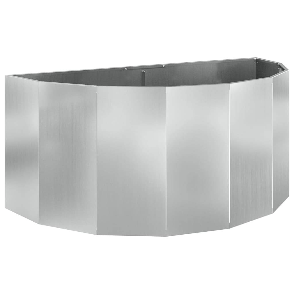 Vidaxl - Jardinière Argent 120 x 60 x 50 cm Acier galvanisé vidaXL 883708 - Image 2