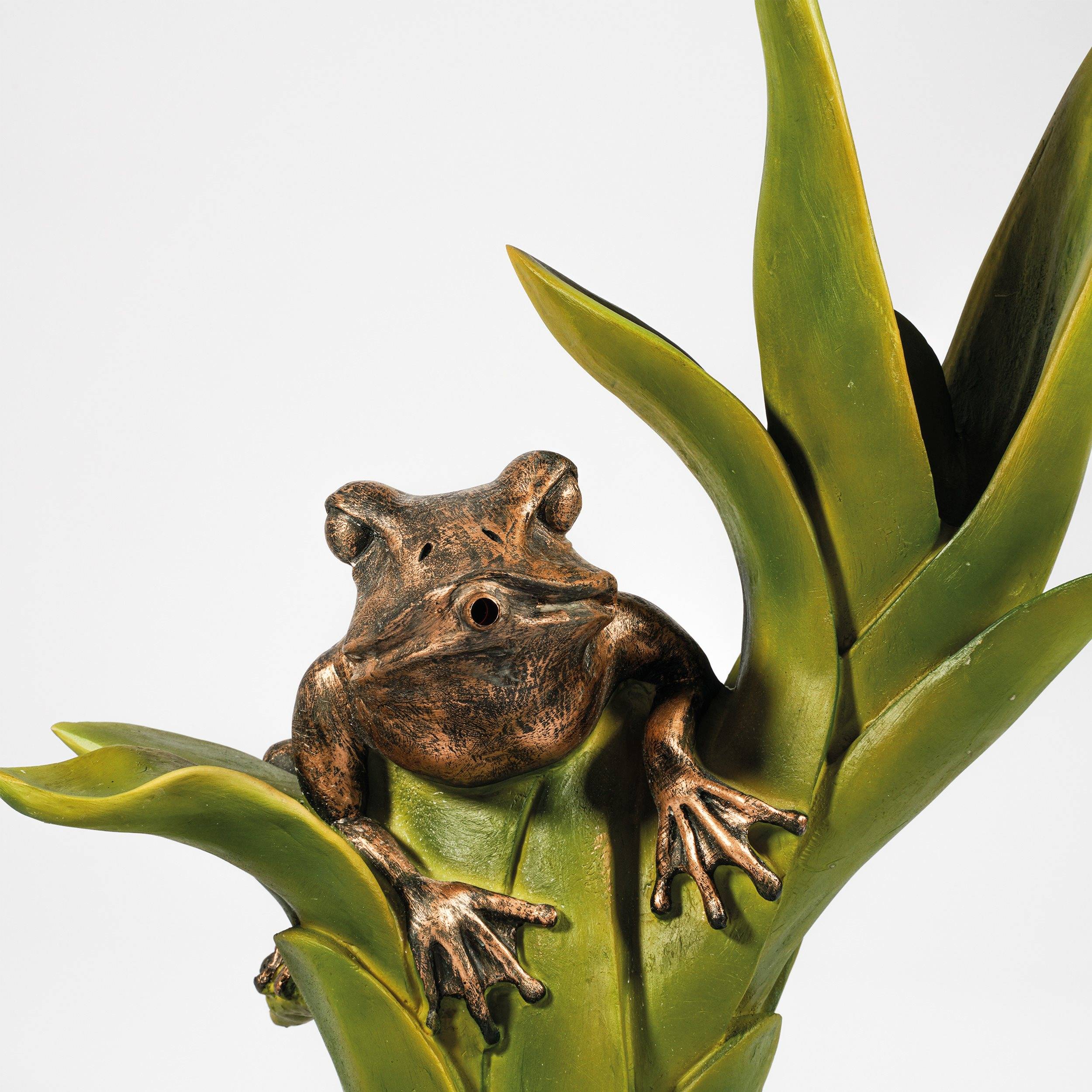 esotec - esotec Gargouille avec pompe solaire FROSCH figure de bassin figure de jardin H=22cm 101661 - Image 10