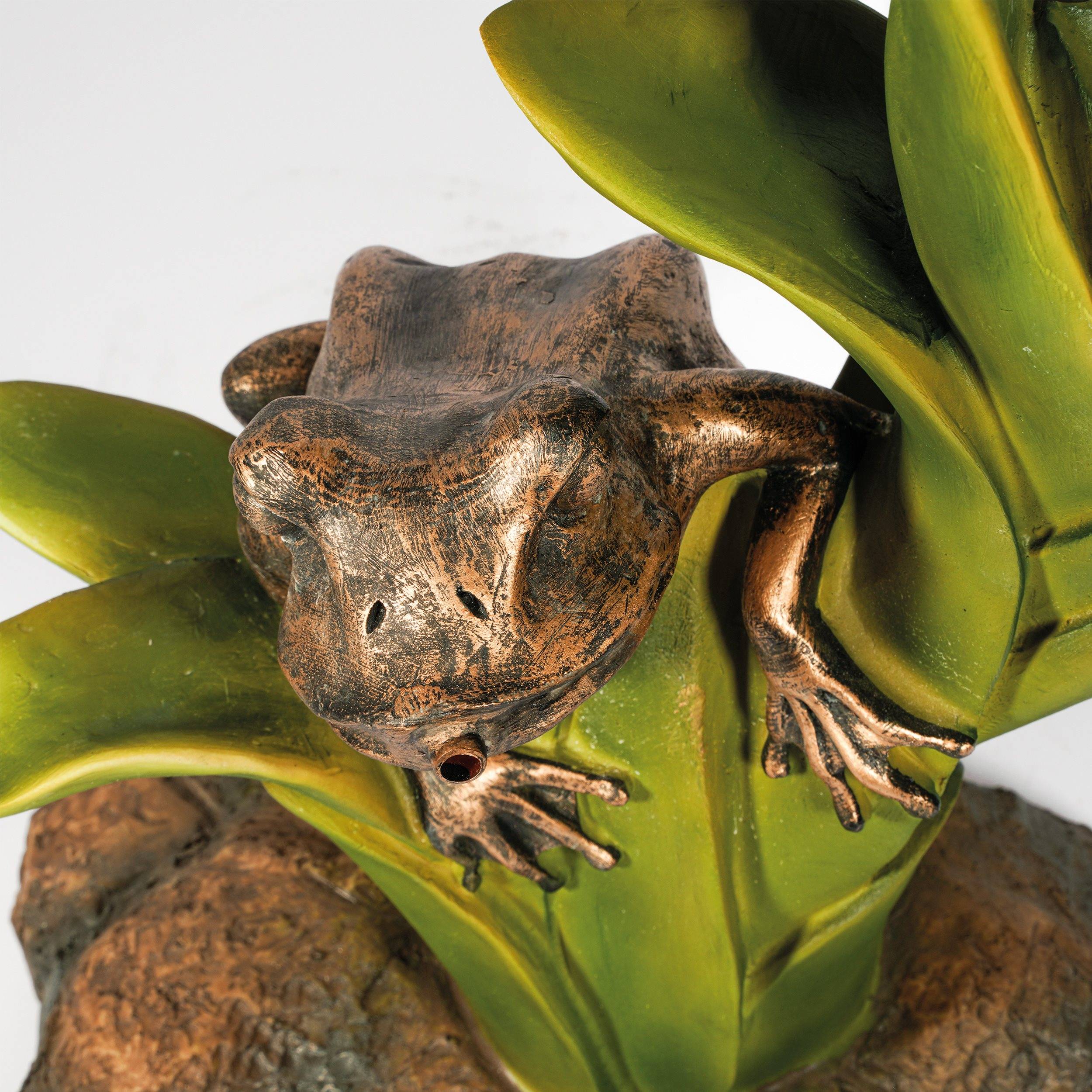 esotec - esotec Gargouille avec pompe solaire FROSCH figure de bassin figure de jardin H=22cm 101661 - Image 6