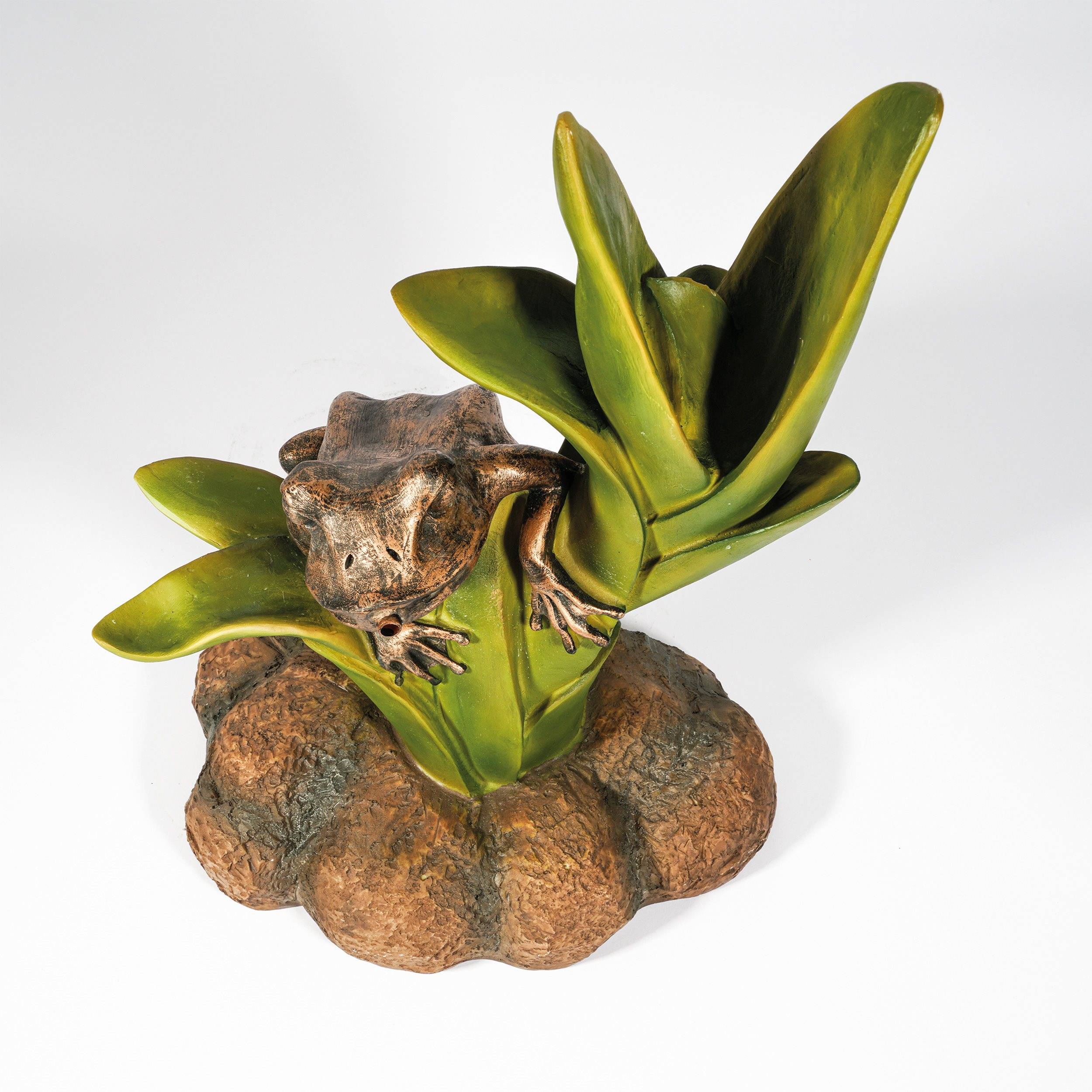 esotec - esotec Gargouille avec pompe solaire FROSCH figure de bassin figure de jardin H=22cm 101661 - Image 8