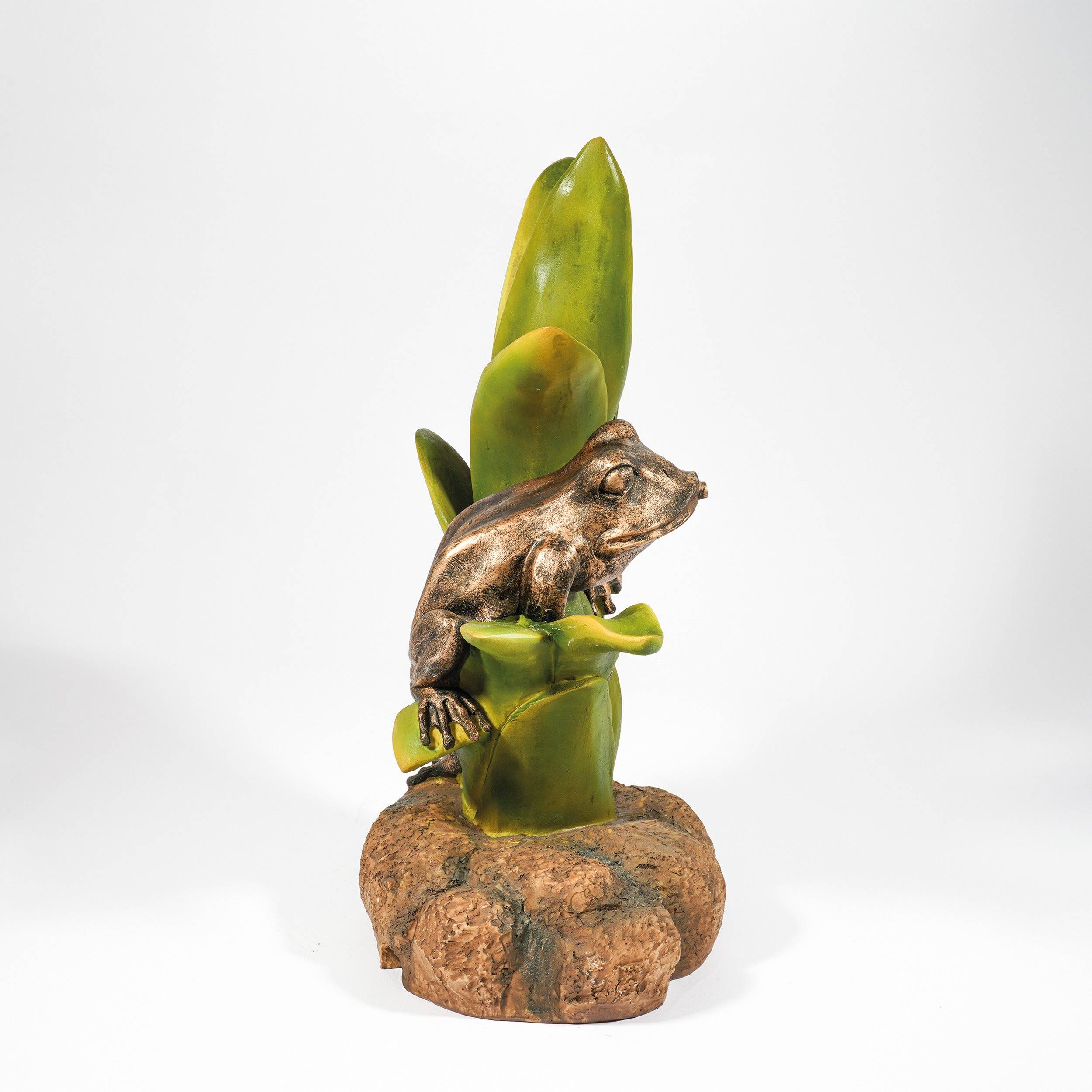 esotec - esotec Gargouille avec pompe solaire FROSCH figure de bassin figure de jardin H=22cm 101661 - Image 9