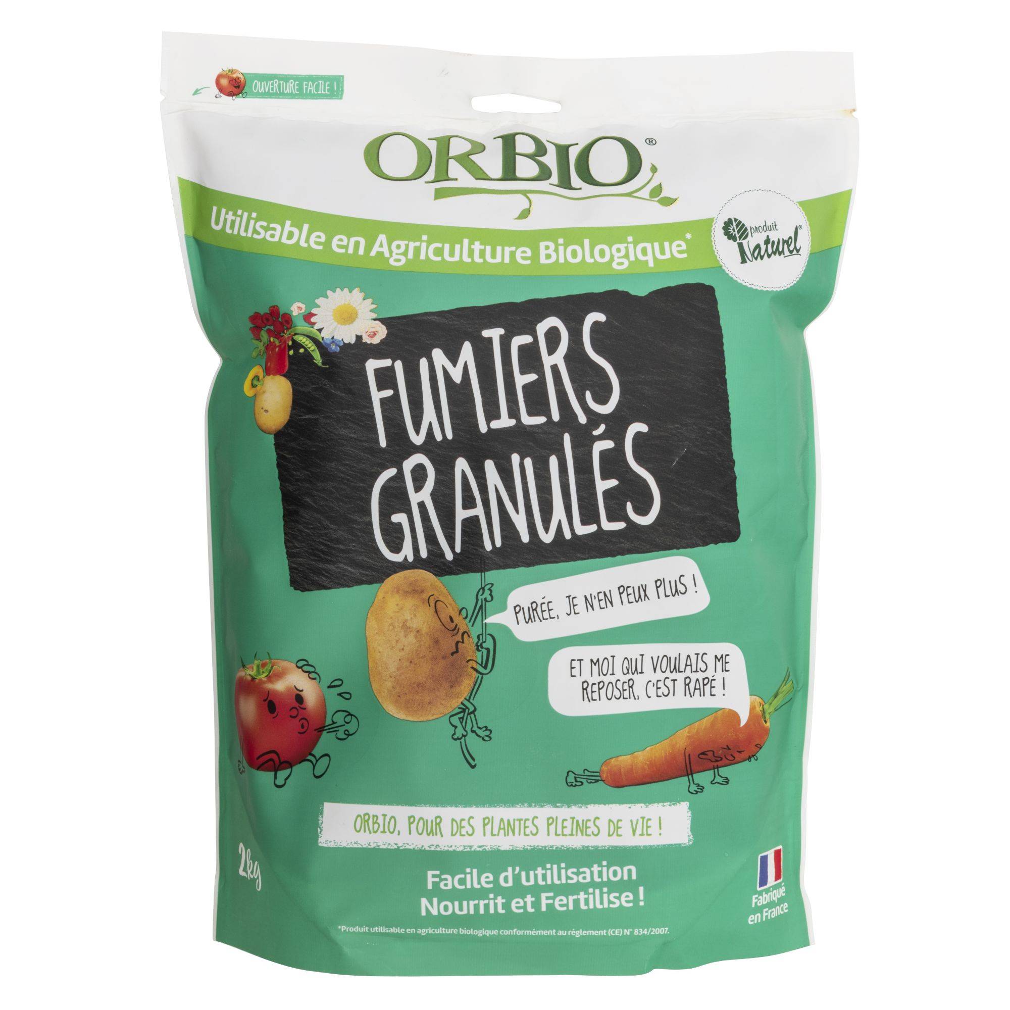 Fumier granule 2kg OrBIO - Image 1