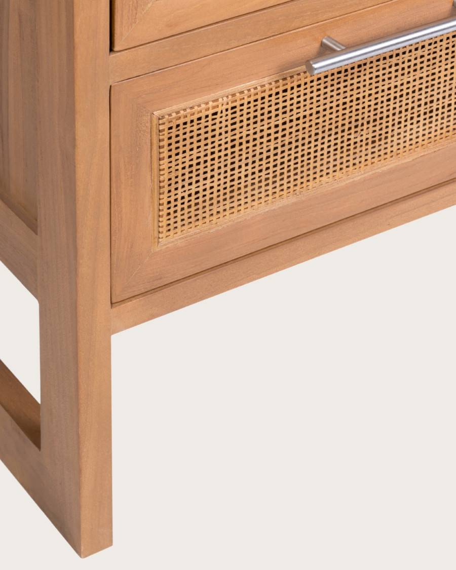 Sahara - Meuble  en teck et terazzo beige 145 cm - UNIQKA - Image 10