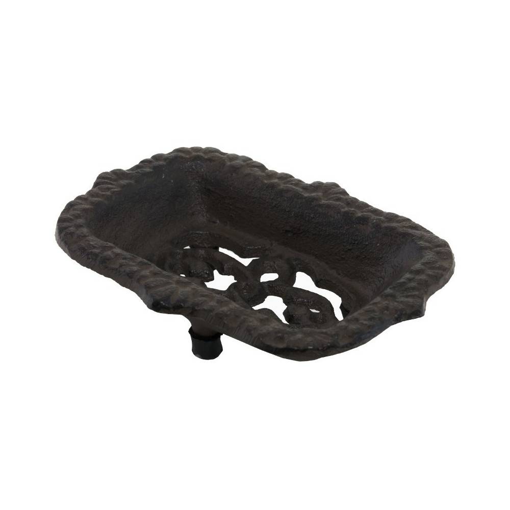 Chemin De Campagne - Porte savon en fonte marron 14 x 10 cm Chemin de campagne