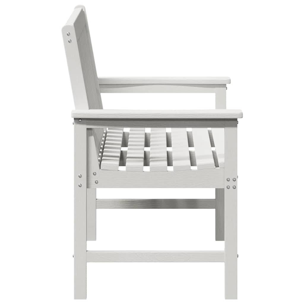 Maison Chic - Banc de jardin - Banquette avec coussin Blanc 120 x 59 x 88cm Plastique - Image 6
