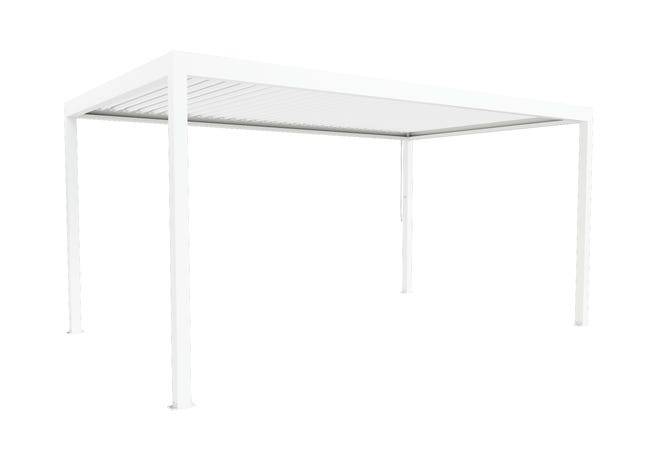 Pergola Bioclimatique Aluminium Autoportante Blanc 5x3 Manuelle S ORIAL France - Image 8